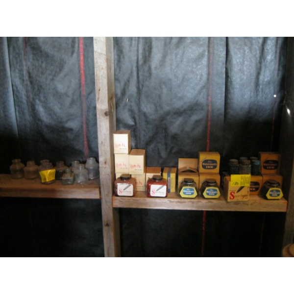 ASST. INK BOTTLES & INK