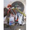 Image 6 : 3 BOXES OF MISC. CAULKING TOOLS, ELECTRICAL, ETC.