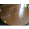Image 2 : LG. ROUND ANTIQUE SINGLE PEDESTAL FLIP TOP TABLE