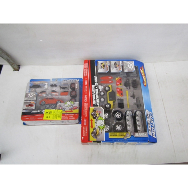 2 NEW HOTWHEELS CUSTOM SETS