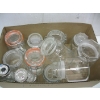 Image 3 : 2 FLATS OF CANNISTERS & GLASS DISHWARE