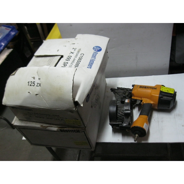 DEWALT COIL NAILER W/2 BOXES OF NAILS