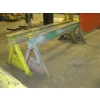 Image 1 : 2 HEAVY DUTY 8' METAL SAWHORSES