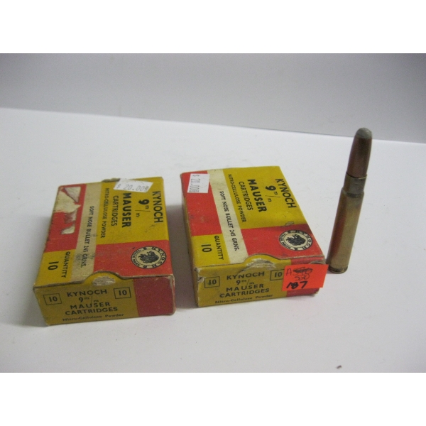KYNOCH 9M MAUSWER 245GRS |2X10 CARTRIDGES