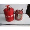 Image 1 : 2 VINTAGE RED GAS CANS