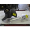 Image 1 : STAINLESS STEEL BOW ROLLER & A BOAT PROPELLOR (19 3/4X21)