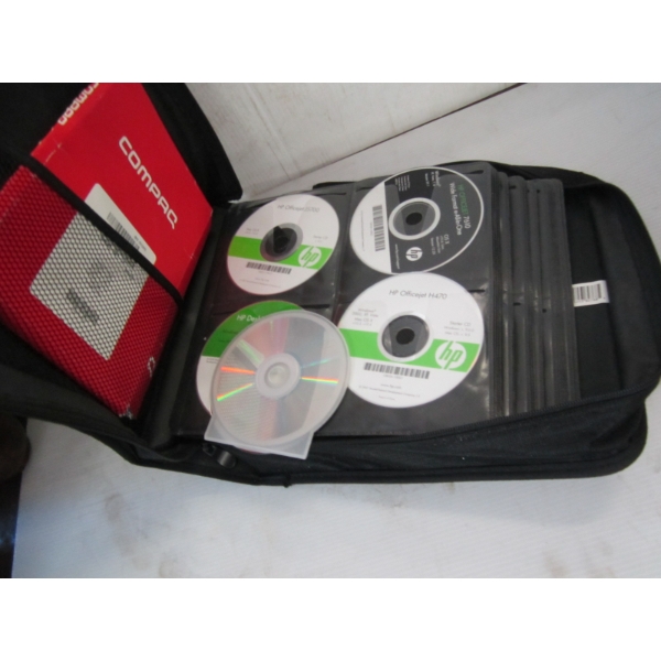 UNIVERSAL VOYAGER CD CARRIER W/MISC. COMPUTER CDs, ETC.