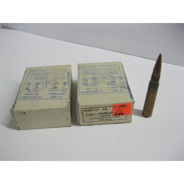 NABOJU 7.92MM BALL (8MM MAUSER)|2X15 CARTRIDGES