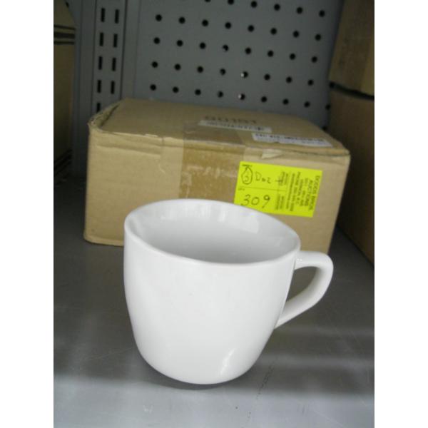 3 DZ. + WHITE CHINA MUGS