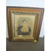 Image 1 : WOOD FRAMED ANTIQUE PICTURE OF YOUNG GIRL