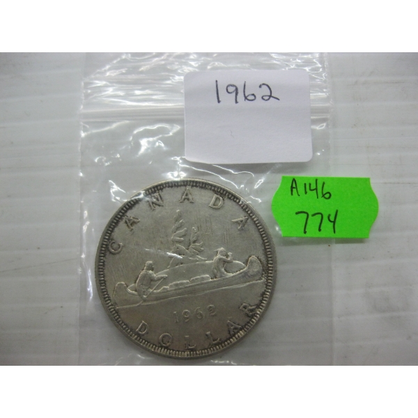 1962 CDN SILVER DOLLAR