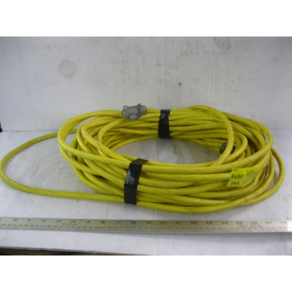YELLOW HEAVY DUTY EXTENSION CORD