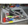 Image 1 : MISC. KNIVES, LEVEL, PRYBAR, ETC.