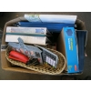 Image 3 : 2 BOXES OF MISC. OFFICE SUPPLIES, CUTLERY, ETC.
