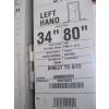 Image 2 : 34" X 80" LEFT HAND INTERIOR DOOR W/FRAME