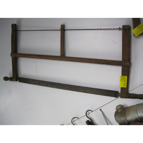 WOOD FRAMED SAW