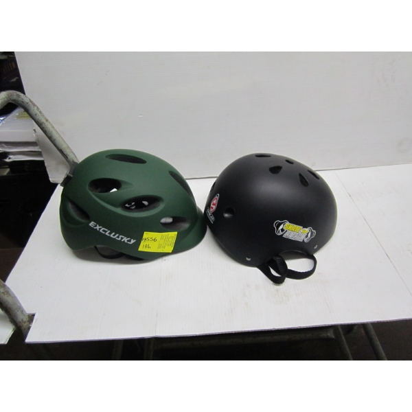 2 HELMETS