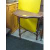 Image 2 : 2 HALF MOON ANTIQUE OCCASIONAL TABLES