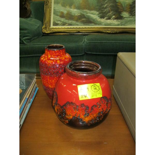 2 MCM VASES