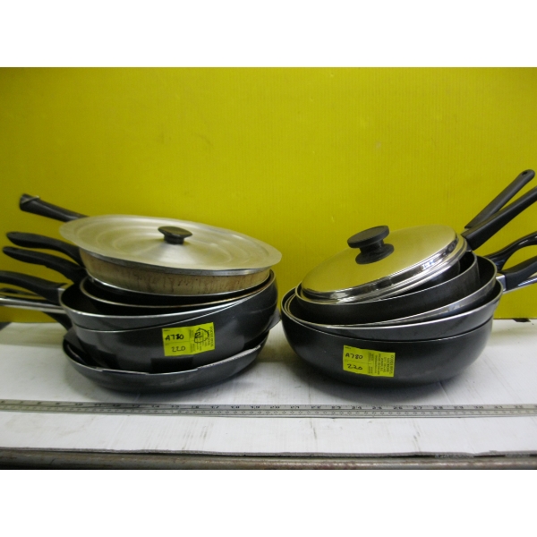 ASST. FRY PANS, POTS, ETC.