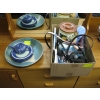 Image 1 : BOX OF MISC. LG. CERAMIC BOWL, ETC.