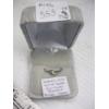 Image 2 : LADIES 10KT WHITE GOLD SOLITAIRE DIAMOND RING, SZ 7 3/4