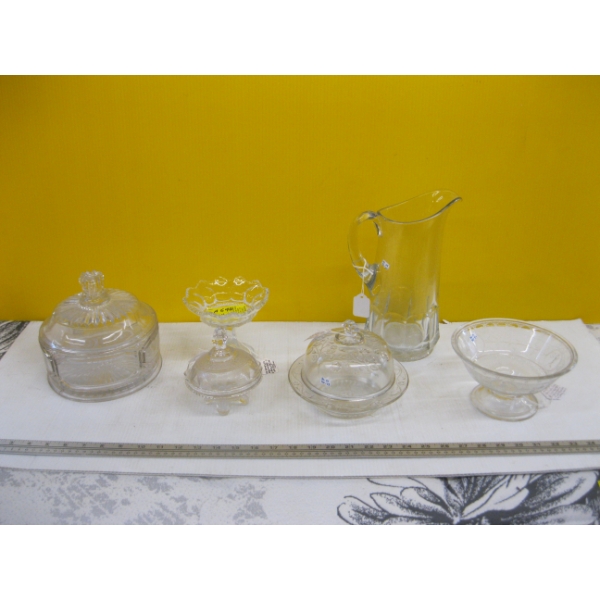 ASST. VINTAGE GLASSWARE
