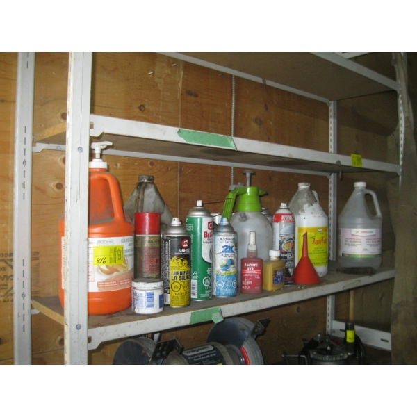 ASST. OILS, CLEANERS, ETC.