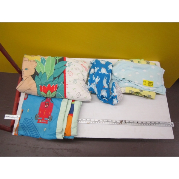 ASST. RECEIVING BLANKETS, BABY QUILTS, PJs, ETC.