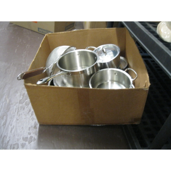 ASST. STAINLESS STEEL POTS