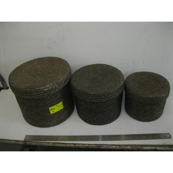 3 PIECE BASKET SET