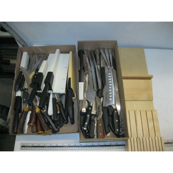 ASST. KNIVES, UTENSILS, ETC.