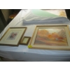 Image 1 : SM. FRAMED MIRROR & 2 FRAMED PICTURES