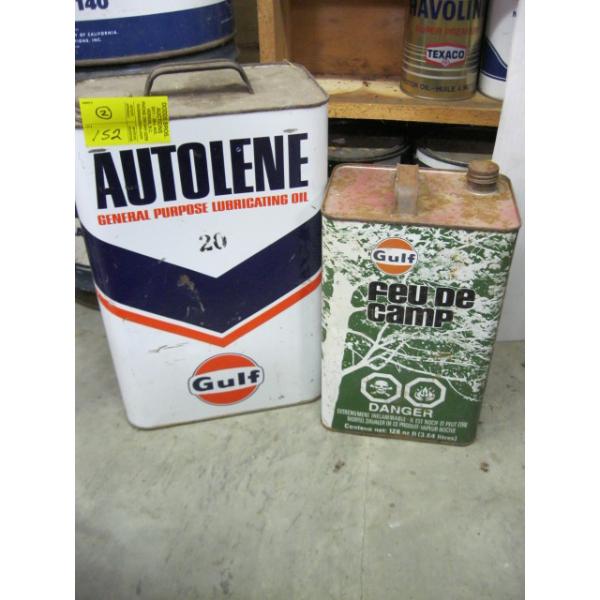 2 GULF TINS