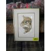 Image 1 : FRAMED HAIDA PRINT "KILLER WHALE & CALF"