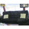 Image 2 : BLACK SOFA & LOVESEAT