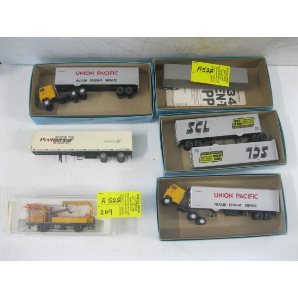 ASST. SEMI TRUCKS & TRAILERS