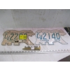 Image 1 : 1979 NWT BEAR LICENCE PLATES & RAILWAY SPIKE W/ TRAIN