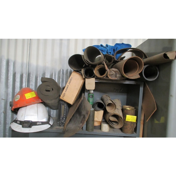 LARGE LOT OF ASS'TD SHIM STOCK, GASKET MATERIAL, ETC.