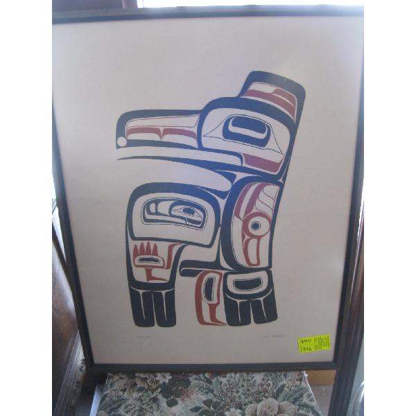 FRAMED PRINT NUMBERED 107/120 BY D. PASCO