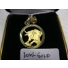 Image 3 : 10KT GOLD PENDANT W/BULL