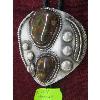 Image 2 : NAVAJO BOLO TIE W/AMBER STONES