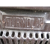 Image 6 : ENAMEL WOOD HEATER & A CAST & CHROME WOOD HEATER