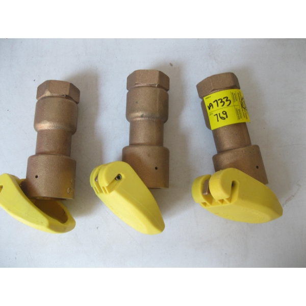 3 RAINBIRD METAL VALVES 