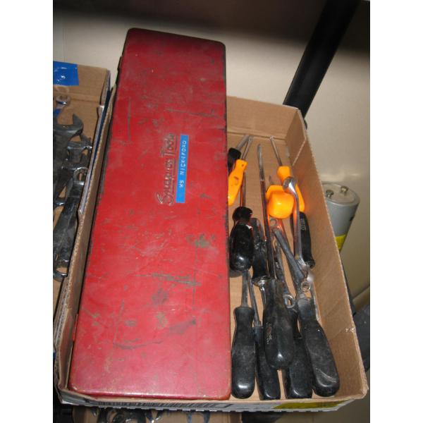MISC. SNAP ON SCREWDRIVERS, CASE, ETC.