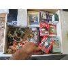 Image 3 : 2 BOXES OF MISC. CHRISTMAS ORNAMENTS, WADE FIGURINES