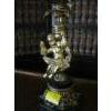 Image 3 : UNIQUE BRASS BASED LAMP W/FIGURINE