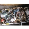 Image 4 : 7 BOXES OF MISC. VINTAGE FLASHLIGHTS, NAILS, EXIT SIGN, ETC.