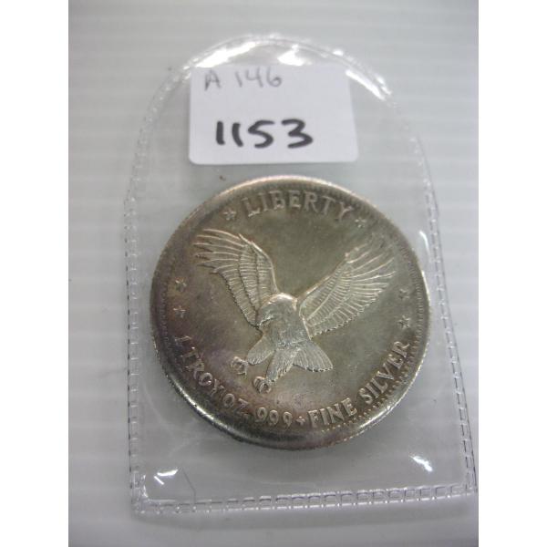 1981 LIBERTY 1 OZ .999 SILVER (TAX EXEMPT)