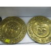 Image 2 : 2 LG. BRASS WALL PLAQUES